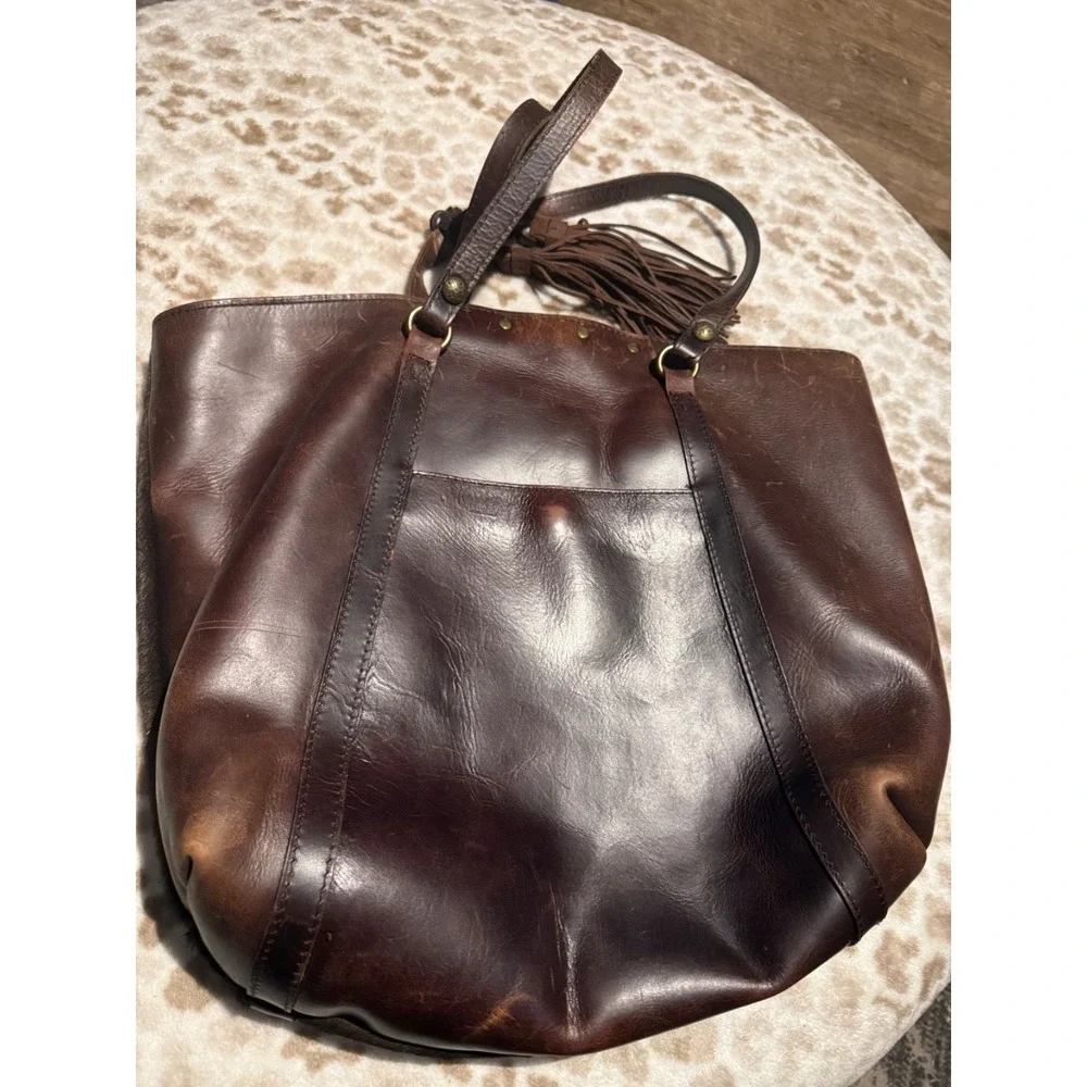 Womens Patricia Nash Calf Hair Leather Purse Hang Bag Hobo Shoulder Bag